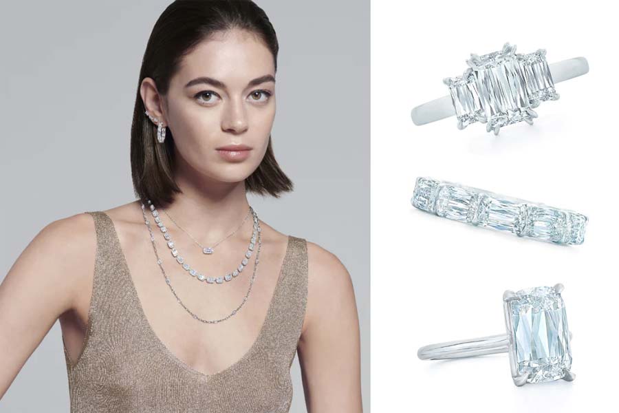 Metal rings for clearance securing gemstones