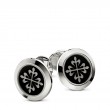 18W PATEK PHILIPPE CALATRAVA CUFF LINKS ENGRAVED ONYX