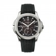 Ss 40Mm Auto Black Dial Local/Home Time Zone Black Composite Strap
