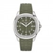 Ss 38.8Mmqtz1.17Ctw Dia Bezel Aquanat Luce Khaki Green Dial Khaki Green Tropical Strap