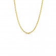 18K Yellow Gold Square Link Chain Necklace
