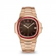18R PATEK PHILIPPE NAUTILUS JOAILLERIE RUBY WATCH