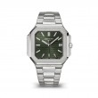 Stainless Steel Cubitus Olive Green Watch Bracelet