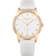 18K Rose Gold 33Mm auto White Dial White Strap Calatrava