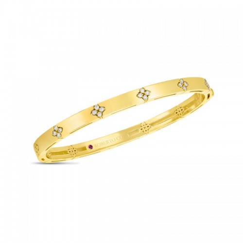 18K Yellow Gold Verona Collection Diamond Bangle - 8882970AYBAX