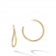 18K Yellow Gold Jaipur Link Collection Medium Hoop Earrings