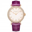 18K Rose Gold 34.6Mm Dia Bzl Purple Strap Calatrava