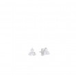 18K White Gold Diamond Stud Earrings