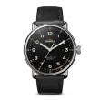 Canfield Watch, 43mm Black Alligator Leather Strap