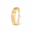 18K Yellow Gold Lunaria Collection Medium Width Bangle
