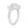 PENNY PREVILLE 18K White Gold Diamond Ring