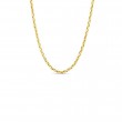 18K Yellow Gold Square Link Necklace