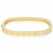 18K Yellow and White Gold Pois Moi Collection Bangle