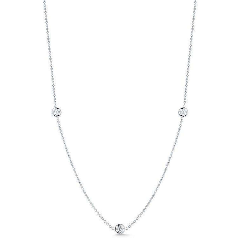 Roberto Coin White Gold Diamond Necklace