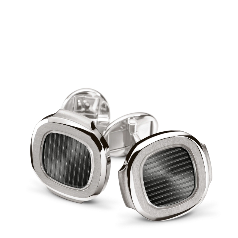 18W PATEK PHILIPPE NAUTILUS BLACK CUFF LINKS - 3048