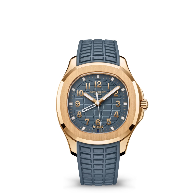 18R PATEK PHILIPPE AQUANAUT TRAVELTIME BLUE - 5269R-001