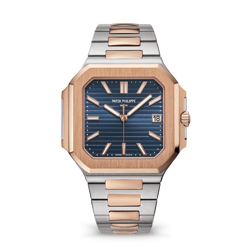 SSRG PATEK PHILIPPE CUBITUS BLUE DIAL WATCH BRACELET - 5821/1AR-0001