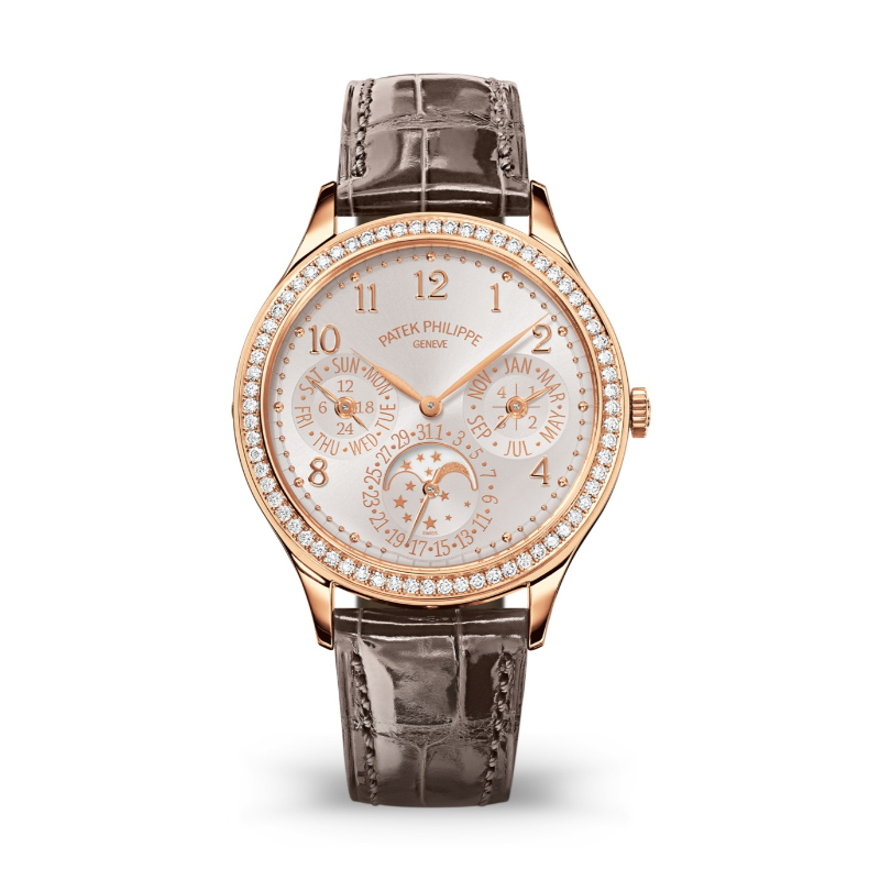 18R PATEK PHILIPPE LADIES PERPETUAL CALENDAR ROSE GOLD - 7140R-001