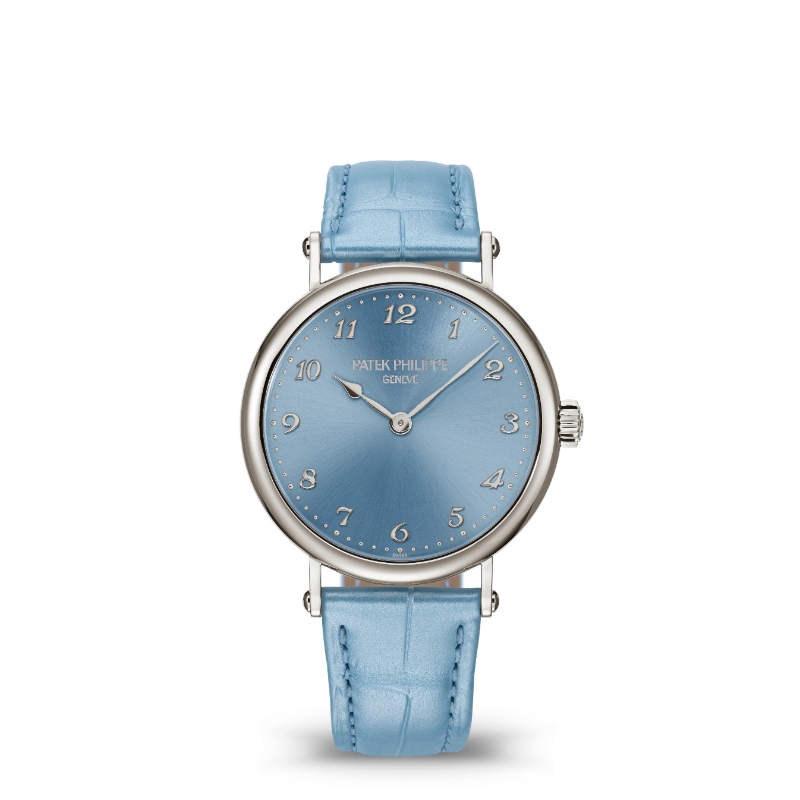PATEK PHILIPPE CALATRAVA SUNBURST BLUE WATCH - 7200/50G-012