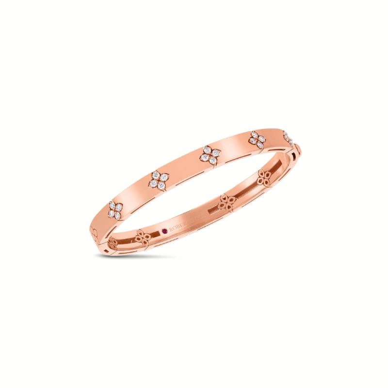 18K Rose Gold Love in Verona Collection Diamond Bangle