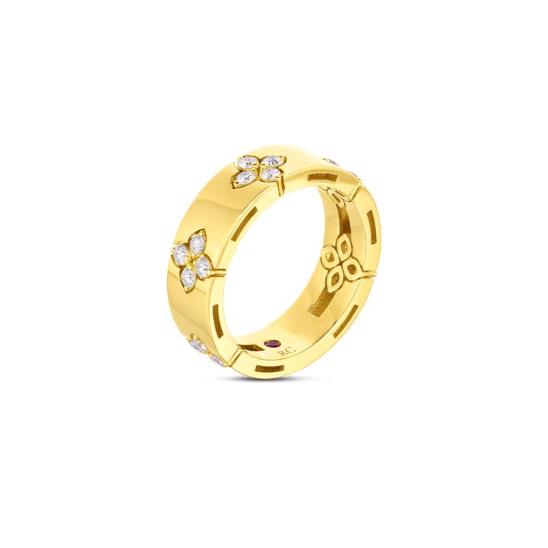 18K Yellow Gold Love in Verona Collection Diamond Ring