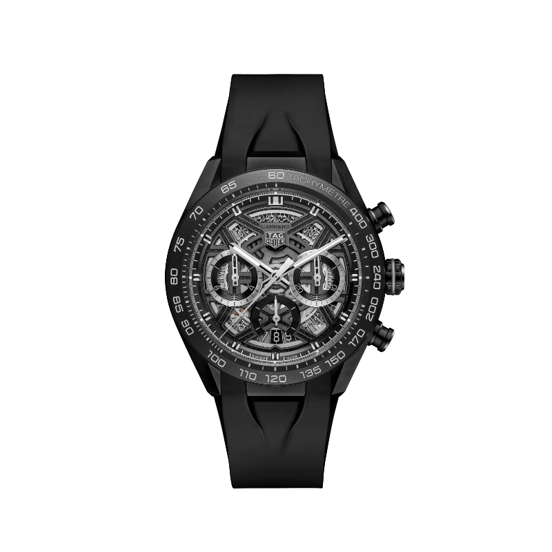 TAG HEUER CARRERA CHRONOGRAPH 44MM EXTREME SPORT  BLACK SKELETON