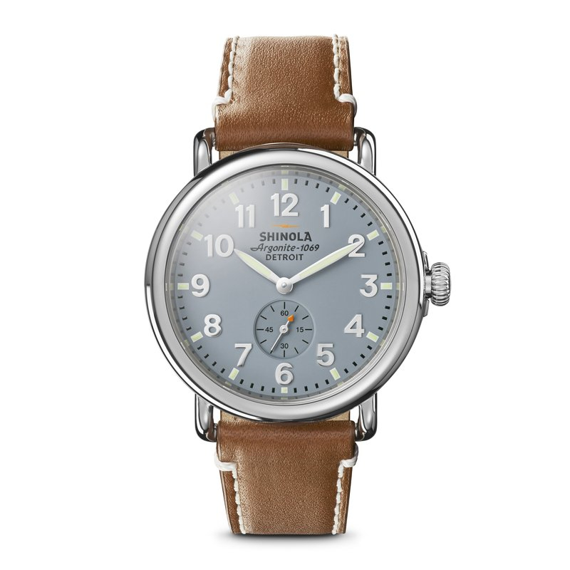 Runwell 41mm, Brown Leather Strap Watch - S0110000024