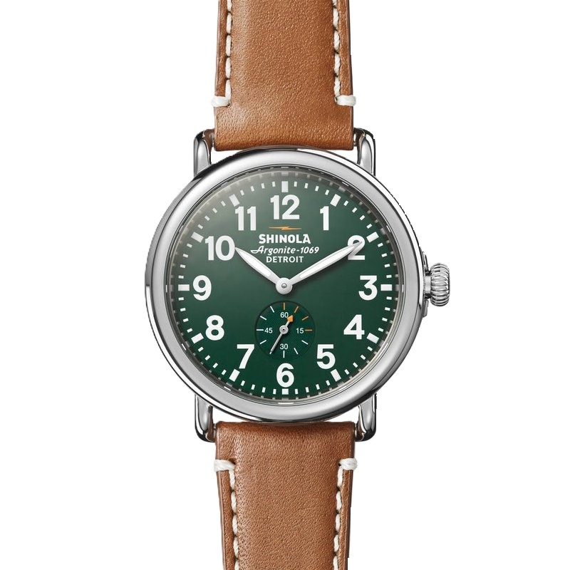 Runwell 41mm, Brown Leather Strap - S0110000026