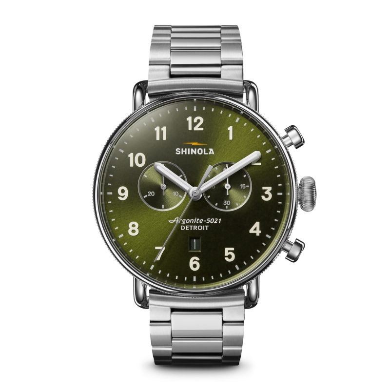 Canfield Chronograph 43mm, SS bracelet - 3806