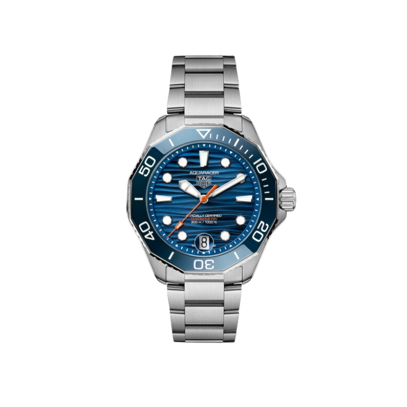 TAG HEUER 42MM AQUARACER 300 AUTO BLUE  BRACELET