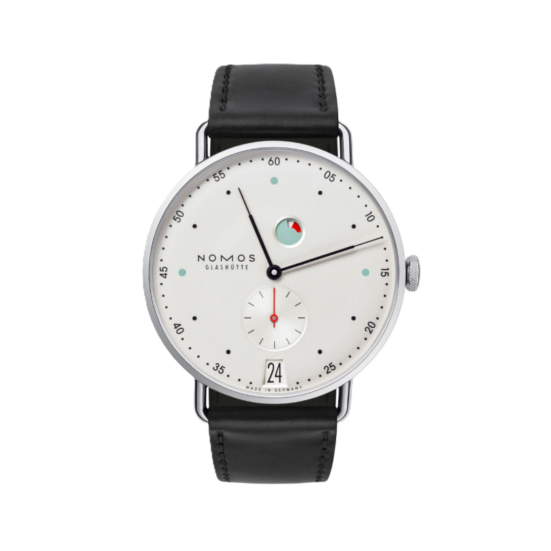 NOMOS Glashütte Metro Date Power Reserve Watch - 1101