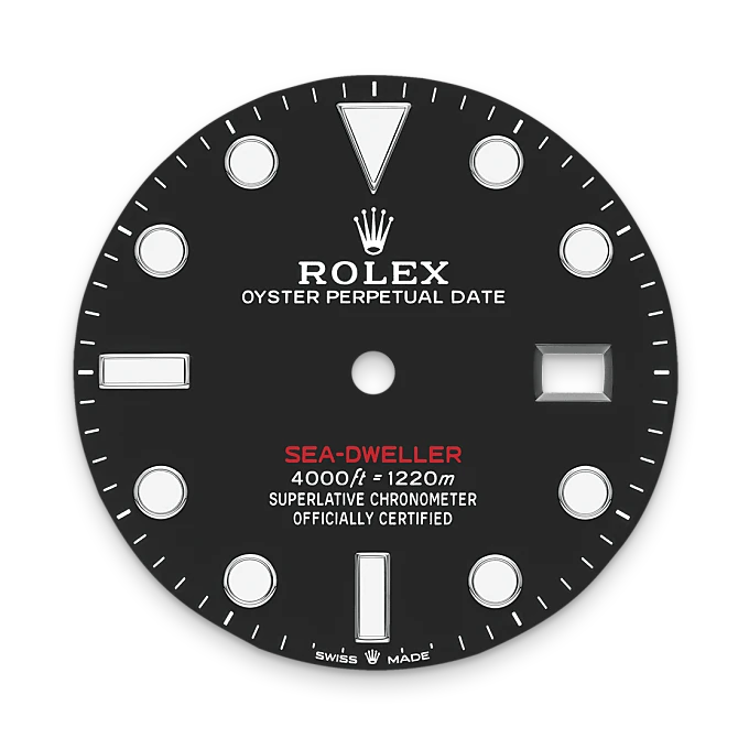 Intense black dial